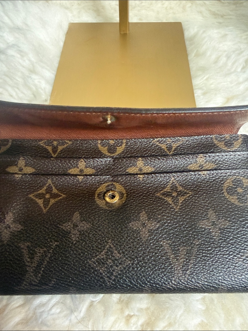 Louis Vuitton Monogram Sarah Long Wallet Brown - Picture 6 of 10